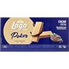 Lago 1968, Poker Cacao 5x45g, Wafer con Crema Cacao 75% con 3 Strati Friabili di Wafer e una Crema Cioccolato Vellutata