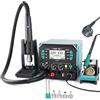 YIHUA 983D 3-IN-1 Micro stazione di saldatura, stazione di rilavorazione ad aria calda BGA, alimentatore da banco DC variabile (spina UE)