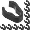 Amosfun 10 clip per microfono, clip per microfono, accessori per cavi, cinghia per il collegamento, clip per l'organizzatore di cavi, morsetti per cavo microfono