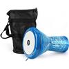 VD VATAN since 1975 VD Vatan Darbuka - Tamburo orientale per bambini, in alluminio pressofuso inciso a mano, colore: Blu