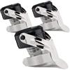 BREVETTI WAF 3 pezzi per confezione - Stopper Waf, Tappo Waf, Tappi Waf, Tappo per Vino, Prosecco, Spumante, Champagne, Supertappo Universale Brevettato, Colore Nero e Cromato, Tenuta 6 ATM - Brevetti Waf
