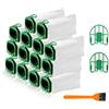 Nuangoo 14 sacchetti per aspirapolvere per Vorwerk Folletto VB100 FP100,Ricambio Aspirapolvere SacchiSacchetti Filtri Parti di Ricambio di Accessori Kit Aspirapolvere con 2 Filtrii e 1 spazzola per la pulizia