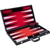 Engelhart - 250538 - Backgammon di Lusso 21 Pollici (54 cm) - Set Elegante in Similpelle con Inserto in Feltro - Materiali Premium
