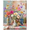 77iiAii Puzzle da 1000 pezzi per adulti, fiori classici puzzle educativi, gioco di abilità per tutta la famiglia, bella decorazione puzzle regali, 70 x 50 cm