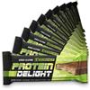EUROSUP PROTEIN DELIGHT gusto Nocciola - Box da 10 Barrette Proteiche - Proteine del Latte 25%, con vero Cioccolato - Crescita e Mantenimento Massa Muscolare, Alta Qualità Nutrizionale
