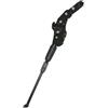 cyclingcolors Cavalletto laterale regolabile per bicicletta, da 24 a 28, in alluminio nero, con attacco a staffa