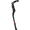 cyclingcolors Cavalletto laterale regolabile per bicicletta, da 24 a 28, in alluminio nero, con attacco a staffa