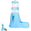 Zpeiran Alimentatore Automatico per Criceti,Dispenser di Cibo e Bottiglia D'Acqua per Piccoli Animali con Supporto,Antiperdita,Per Criceti Nani,Porcellini D'India,Conigli