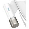 POCALAND Bidet non elettrico per sedile WC, pressione acqua fredda regolabile (grigio campo)