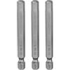 QUARKZMAN 3pz H6,0 Chiavi a Brugola per Punte da Trapano 6mm Punte Metriche Piane 1/4 Attacco Esagonale 65mm (2,56) Punta Cacciavite Esagonali Magnetico Lungo Industriale per Viti