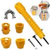 SZZETK 14 in 1 Chiave per Rubinetto Sottolavello, Chiave per Rubinetto, Tasto tap Multifunzionale, Chiave a Tubo per Rubinetti, Asto Tap Multifunzionale, Per Lavandino Lavandino Cucina Sanitaria