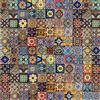 Cerames Piastrelle Mosaico Messicane - 120 ceramiche mattonelle messicane decorative per bagno, doccia, scale, parete posteriore della cucina | Tessere mosaico ceramica 5x5 cm