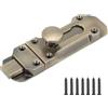 KASLCWA 3 Pollici Bulloni per Porte Scorrevoli, Slide Bolt Chiavistello Scorrevole per Porta con 7 Viti, Bronzo Antico in Lega di Zinco Chiusura, Chiavistello per Porta in Legno per Cancello da Giardino