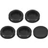QUARKZMAN 5pz Occhielli in Gomma 45mm Foro di Perforazione, Guarnizione Anello per Tappi Fori Monofacciali ID 38mm Passacavi Scrivania per Protezione dei Cavi Firewall, Nero