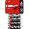 Eveready Batterie Super Heavy Duty, AA, Valore 4-Count non trovato
