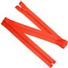 Aerzetix - Set di 5 Cerniere a Spirale N°5 75 cm Separabili con Cursore - Metallo, Nylon Poliestere - Cucitura e Riparazione creazioni Tessili - Colore Arancione Neon
