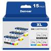Denvoer 27xl cartucce inchiostro compatibili per Epson 27 27xl Multipack per Espon Workforce WF-7610 WF-3620 WF-7620 WF-7720 WF-7715 WF-7210 WF-3640 WF-7110 WF-7710(6 nero/3 ciano/3 magenta/3 giallo)
