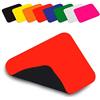 TusPersonalizables Tappetino per mouse antiscivolo e lavabile personalizzabile TuS (rosso, quadrato)