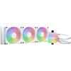 be quiet! Light Loop 360mm White dissipatore a liquido per CPU overclockate, 3 ventole ARGB Light Wings LX 120mm PWM high-speed, unità di raffreddamento con LED ARGB, prestazioni elevatissime