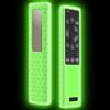 Hydream Custodia in Silicone per Samsung Telecomando BN59-01357 Series SolarCell Smart TV Telecomando Guscio Protettiva Cover Anti-Scivolo Cassa Copertura per Samsung Nuovo Remote 2021 (Verde Fluorescente)