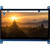 Waveshare 7inch HDMI Display Capacitive Touch LCD 1024X600 Resolution IPS Screen Latest Version Supports All Versions of Raspberry Pi Windows Monitor
