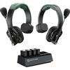 HollyView Hollyland Solidcom SE PRO Sistema interfono wireless con cancellazione del rumore ENC per 4 utenti, con portata di 400 metri e auricolare singolo da 3,5 mm (versione da 1,9 GHz)