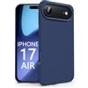 N NEWTOP Cover Compatibile per Apple iPhone 17 Air, Custodia TPU SOFT Gel Silicone Ultra Sottile Flessibile Case Posteriore Protezione Fotocamera Anti Urto Guscio Scocca Colorato (Blu)