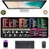 KINDLUME Tappetino Mouse XXL, Tappetinop per Il Mouse, Pad Del Tavolo Excel, Scorciatoie da Tastiera per Word PowerPoint e Windows, per Ufficio, Casa e Università (Italiano)