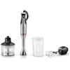 Bosch - Frullatore a mano, serie ErgoMaster 8, motore da 1500 watt, regolazione intuitiva della velocità, lama a 6 fogli, accessori inclusi, acciaio inossidabile, MSM8M934