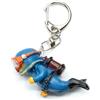 Miniblings Portachiavi subacqueo Scuba Diving Sub Testa Grande - Handmade Bigiotteria I Ciondolo Portachiavi Portachiavi Portachiavi, Blu, 62 mm