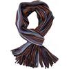 Rotfuchs Sciarpa lavorata a maglia strisce raschelschal alla moda viola colorato 100% lana (Merino) R-33