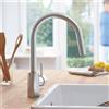 Grohe Concetto rubinetto da cucina, estraibile, orientabile, 31483DC2, Concetto supersteel [Rubinetteria da Cucina > Rubinetti da Cucina]