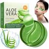 EHIOG 60 Pcs Patch Occhi Collagene, Maschera Contorno Occhi Aloe Vera, Trattamento Occhiaie Borse, Idratante Antirughe Riutilizzabile Donna Uomo