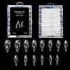 OPVYAEU Unghie Finte Mandorla Soft Gel Tips - Press on Nails Riutilizzabili Morbide, Facili da Applicare a Casa o in Salone, Tip in Gel Resistenti e Comode