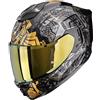 SCORPION Casco EXO-1500 AIR APUS Nero Grigio Oro SCORPION