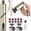 VAYALT Pedicure Elettrico Professionale Piedi, 2 in 1 Levigatore a 9 Velocità con Display LCD, Raspa Piedi per Pelle Dura, Screpolata e Morta, Set per Cura dei Piedi (Pieghevole)