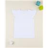 Prénatal T-shirt bianca bimba maniche aletta
