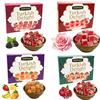Bodesa Valore Lokum Vegano 400 g - Turkish Delight Tradizionale | Rosa, frutta mista, melograno e mora | Dolce Turco Artigianale | Jelly Fruit (Set Regalo 4 × 100 g)