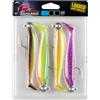 Fox Rage Zander Pro Shad Mixed UV Colour Pack Loaded - 4 pesci di gomma, peso/lunghezza/amo: 10 g - 10 cm - misura 4/0