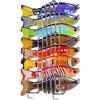 CHSEEO 10cm/ 15.5g Multi-Snodato Esche da Pesca, 1PC Realistico Esca per Pesca Esche Artificiali Swimbait Crankbait Esca Dura Attrezzatura di Pesca Perfetto per Pesca (Colori Casuali) #1