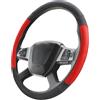 Upgrade4cars Coprivolante Camion 44-46 cm Rosso Copertura Universale | Adatto alla maggior parte delle auto | Protegge il volante dall'usura | inodore & resistente | Qualità collaudata