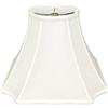Royal Designs, Inc. Royal Designs - Paralume angolare quadrato con taglio invertito, bianco, 9 x 20 x 14