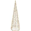 Flair Flower Piramide natalizia, 45 cm, a forma di piramide a LED, per Natale, albero di Natale, albero di Natale, coni luminosi, decorazione natalizia
