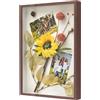 WISYOK Cornice portafoto 3D da riempire, A3, 3D, profondità 3 cm, per pareti, Shadow Box, per foto, oggetti, bouquet, opere d'arte fai da te, 43,5 x 31 x 4,5 cm (marrone)