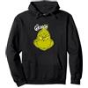 Grinch - Classic Charakter Face Felpa con Cappuccio, Unisex per Adulti, Limone, XXL