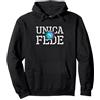 Tifosi Ultras Napoli & Co. Unica Fede Design Divertente per Tutti i Tifosi del Napoli Felpa con Cappuccio, Unisex per Adulti, Navy, L