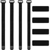 pzihao Cinghie Elastiche, 4pcs Cinghie Elastiche con Chiusure in Gancio e Anello, Fascia Elastica con Fibbia Antiscivolo Fermaglio per Organizzazione di Cavi Estensibili Biciclette Tubi, 2 Misure