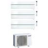 Mitsubishi CONDIZIONATORE MITSUBISHI KIRIGAMINE STYLE BIANCO TRIAL SPLIT MSZ-LN 12000+12000+18000 BTU WIFI INVERTER MXZ-4F72VF5 A++