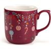 Neavita Mug Tazza in New Bone China Natale Rossa, 400ml