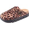 JOMIX Sabot Donna Invernali Ciabatte Chiuse in Pelle Scamosciata Pantofole Moda Comodi Zoccoli da Inverno WCT255085 (Nero, 37 EU)